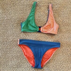 Aerie Striped Bikini Set